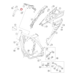 Bucsa suport motor KTM 250/300 '12-'16 54803013050
